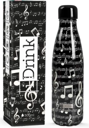 Fekete Music termoszpalack 500 ml