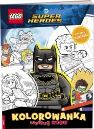 ameet: lego dc comics szuperhősök kód szerinti színező matricákkal