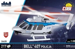 Cobi építőkészlet Bell 407 Police – civil helikopter 1:48