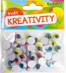 Színes mozgó szemek 12 mm