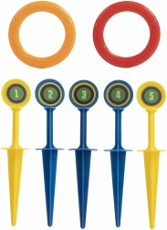 Klasszikus karikadobó játék tüskékre