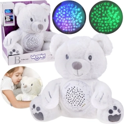 Woopie plüss jegesmedve projektorral és zenélő szerkezettel