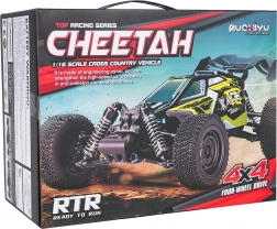 RC versenybuggy CHEETAH 1:16 kefenélküli motorral