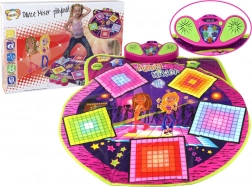 Gyermek táncszőnyeg fénnyel és hanggal, 91cm x 93cm