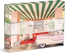 Kétoldalas puzzle Beverly Hills-i hotel kutyákkal 500 darab – GRAY MALIN
