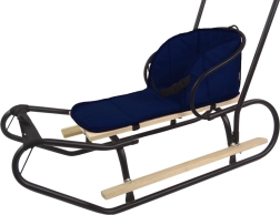 Szánkó matrac Soft Three Fasteners Navy Blue