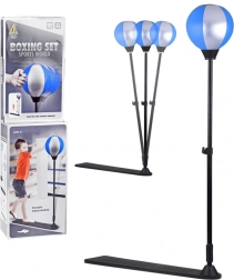 Gyermek bokszkészlet állítható állvánnyal és bokszzsák-labdával