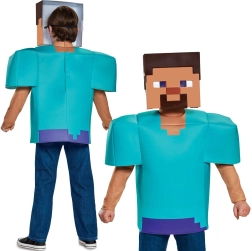Minecraft STEVE gyerek jelmez fiúk számára 127–136 cm (7–8 év)