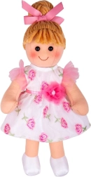 Bigjigs Toys textil baba Megan 34 cm
