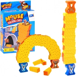 Egér sajt torony ügyességi játék