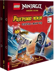 LEGO NINJAGO: harcoló nindzsák – interaktív könyv 2 minifigurával és 68 kockával