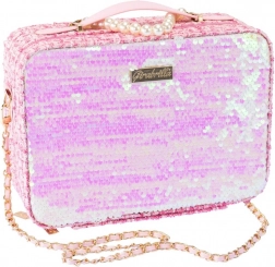 Fehér sminkes bőrönd