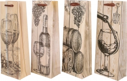 ajándéktáska palackhoz M, egész évben, 12,8 × 36 × 8,4 cm