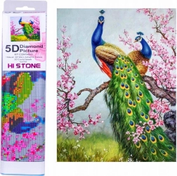 Gyémántfestés – pávák 30 × 40 cm