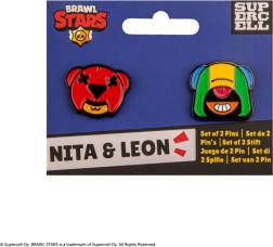 Brawl Stars kitűzők – Nita és Leon