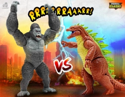 Primal Clash Boss vs King Kaiju – akciófigura-készlet 21 cm