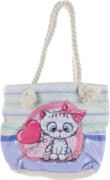 Válltáska macska mintával