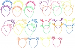 Díszes hajpánt, színkeverék