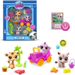 Littlest Pet Shop szafari készlet 3 állatkával