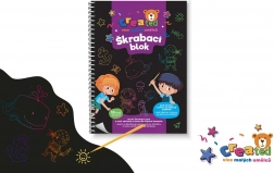 Kapargatós színes jegyzettömb 14 × 20 cm, 10 lap