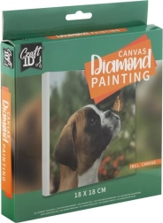 Grafix Gyémántfestés Kiskutya 18x18 cm