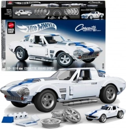 Hot Wheels Brick Shop Corvette Grand Sport építőkészlet 1:16, 918 darab