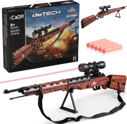 CADA építőkészlet muskéta Karabiner 98K távcsővel és lövéssel