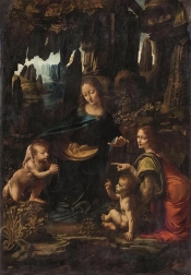 Clementoni Puzzle Múzeum Madonna a sziklák között 1000 darabos