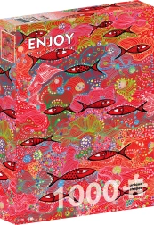 Hluboká vörös puzzle 1000 darab