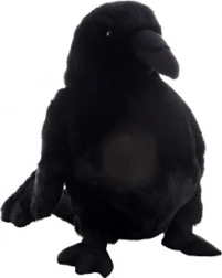 Környezetbarát plüss holló báb