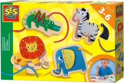 Kreatív fűzős készlet – Dzsungel állatkákkal