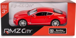 Fém autómodell RMZ City Bentley Continental GT 1:39 piros