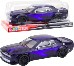 Súrlódó meghajtású sportversenyautó – sötétlila