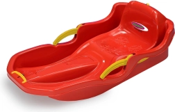 Snow Play Comfort bob 80 cm, piros, kézi fékekkel