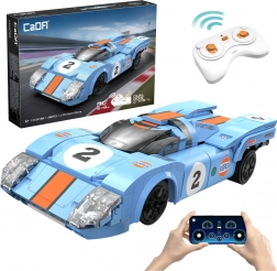 CaDA RC versenyautó építőkészlet AZURE STORM 1:20, 266 elem, Dual Mode