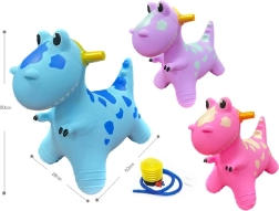 Gyerek ugráló dinoszaurusz pumpával
