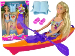 Babakészlet narancssárga kajakkal és kiegészítőkkel