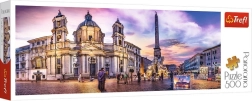 500 darabos panoráma puzzle - Piazza Navona, Róma