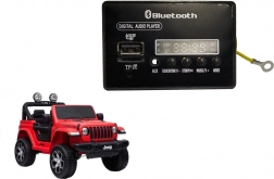 Zenei panel elektromos kisautóhoz