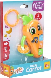 Carotina világító-hangzó répa játék 16 cm