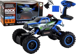 RC terepjáró autó 1:14 2,4 GHz kék 4x4