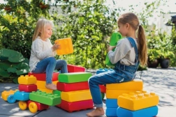 Építőkockák kerekekkel - 30 darab