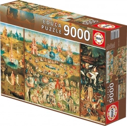 9000 darabos puzzle A földi gyönyörök kertje