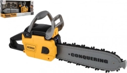 Gyermek akkumulátoros láncfűrész hang- és fényhatásokkal, 42 cm
