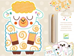 Djeco varázslatos kifestő - Háziállatok