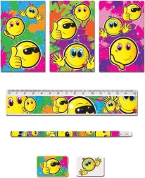 Írószer készlet Smiley-k