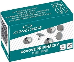 CONCORDE fém rajzszögek, 100 db, kicsi