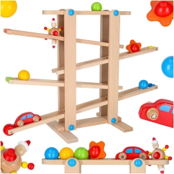 XXL Montessori fa golyópálya