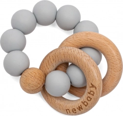 Kousátko golyókkal New Baby szürke