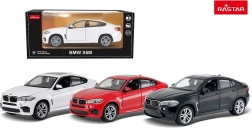Fém modell 1:24 BMW X6 M fekete RASTAR